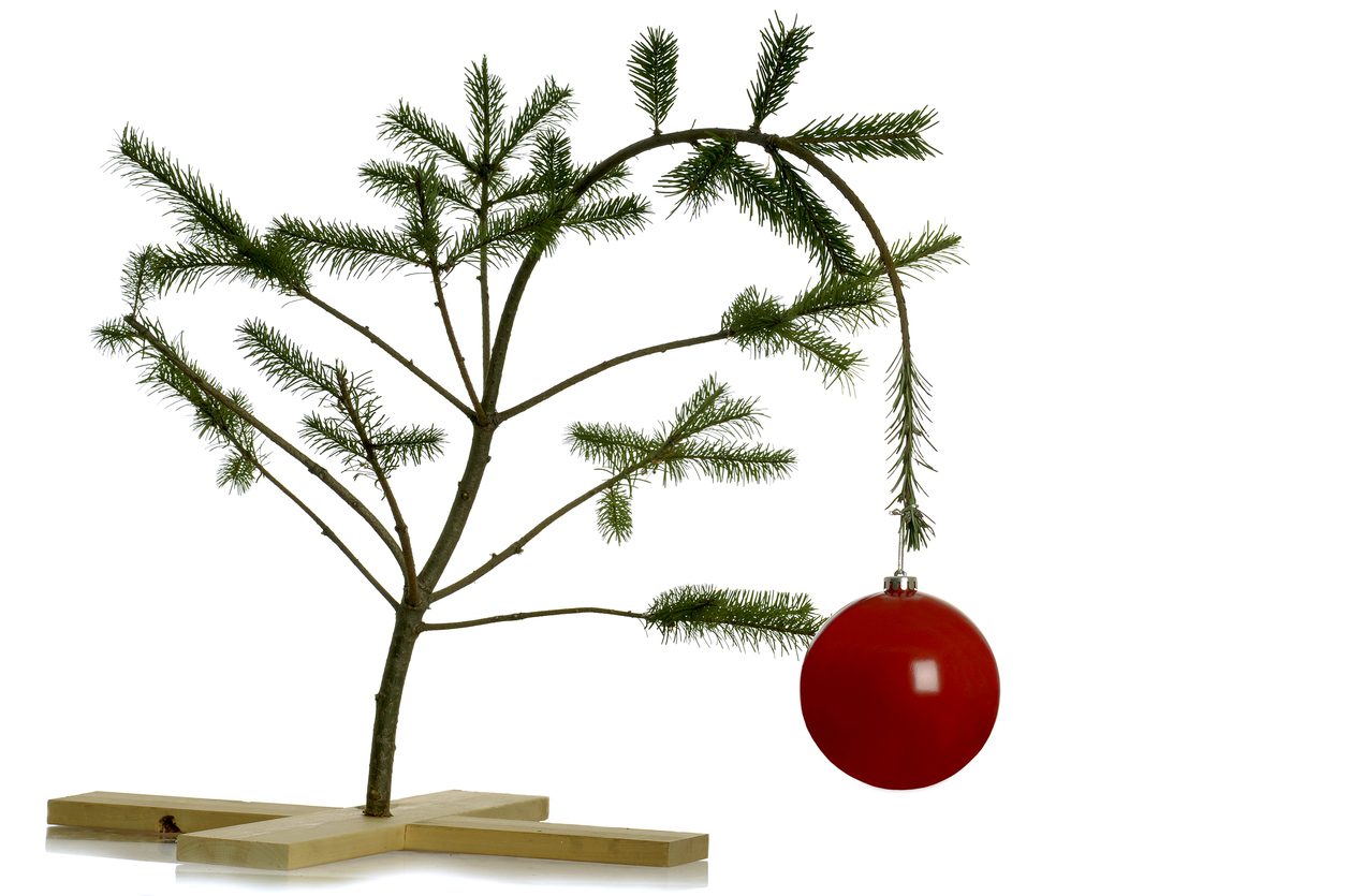 Simple pine tree decoration